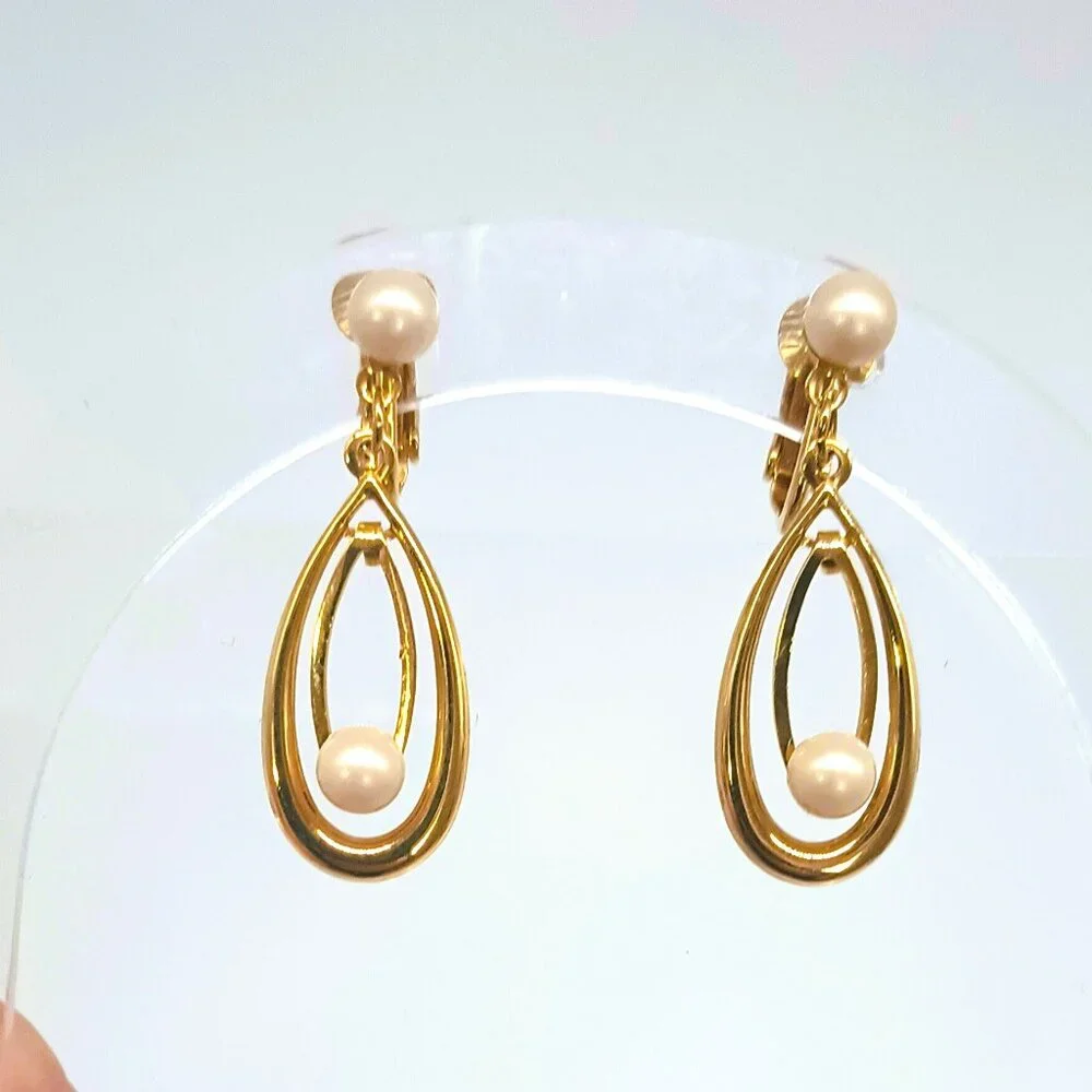 Vintage teardrop faux